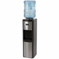 Vitapur Top Load Water Dispenser - Black/Stainless Steel Perspective: Main