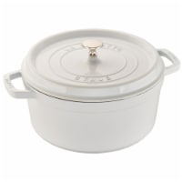 Staub Cast Iron Dutch Oven 5-qt Tall Cocotte, Made in France, Serves 5-6,  White, 5-qt - Kroger