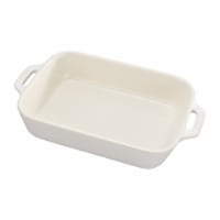 Staub Ceramic 7.5-inch x 6-inch Rectangular Baking Dish - Rustic Ivory