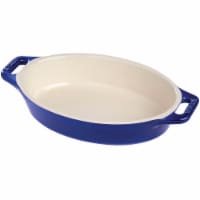 Staub Ceramic 11-inch Oval Baking Dish - Dark Blue