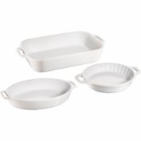 Muscle Rack Staub Ceramics Mixed Baking Dish Set - White