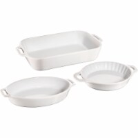 Muscle Rack Staub Ceramics Mixed Baking Dish Set - White