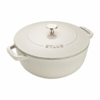 Staub Cast Iron 3.75-qt Essential French Oven - White Truffle