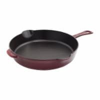 Staub Cast Iron 11-inch Traditional Skillet - Grenadine