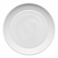 Staub Ceramic Dinnerware 4-pc 6-inch Appetizer Plate Set - White