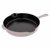 STAUB Cast Iron 11-inch Traditional Deep Skillet - Lilac