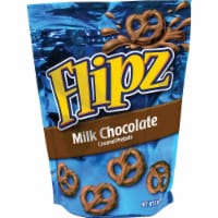 Flipz Milk Chocolate Covered Pretzel, 5 Ounce -- 6 per case.