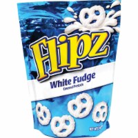 Flipz White Fudge Covered Pretzel, 5 Ounce -- 6 per case.
