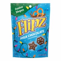 Flipz Holiday Milk Chocolate Covered Pretzels Perspective: Main