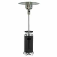 AZ Patio Heaters HLDS01-SSBLT 87 in. Tall Stainless Steel- Black Patio Heater With Table
