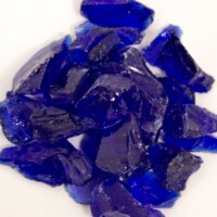 Az Patio Heaters Recycled Fire Pit Fire Glass In Cobalt Blue