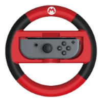 Hori Deluxe Wheel Attachment for Nintendo Switch - Red Perspective: Main
