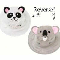 Luvali Convertibles LCHSMPK Panda Koala Reversible Kids Hat  Medium