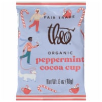 Theo® Holiday Chocolate Peppermint Cocoa Cup Perspective: Main