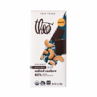 Theo Organic Extra Dark Salted Cashew 85% Dark Chocolate