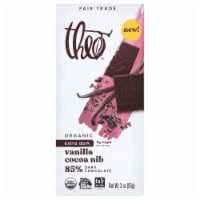 Theo® Organic Extra Dark Vanilla Cocoa Nib 85% Dark Chocolate