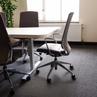 Cleartex Floortex Ultimat 48 x 118  Rectangular Chair Mat for Carpets Polycarbonate