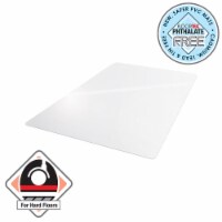 Advantagemat Vinyl Rectangular Chair Mat for Hard Floor - 50  x 72