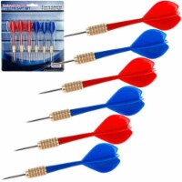 6 Pack Steel Tip Dart Set- 10 Gram- 15-2041