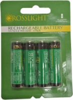 Crosslight Solar Rechargable AA Battery - 4 Pack