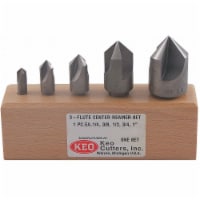 Keo Countersink Set,5 PC,3 FL,100 Deg,HSS  50020