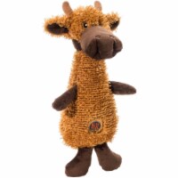 Charming Pet 61380S Moose - Scruffles Pet Toy, Small - 3.5 x 5.5 x 11 in.