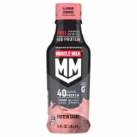 Muscle Milk® Pro Series Non-Dairy Slammin' Strawberry Protein Shake Perspective: Main