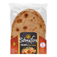 Stonefire Naan Whole Grain Flatbread 2 Count