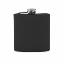 True Fabrication 3451 bulk Black Soft Touch Flask