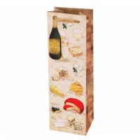 True Fabrications Say Cheese! Illustrated Wine Bag
