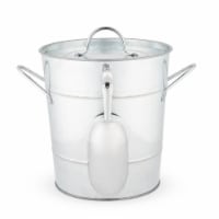 Twine Galvanized Metal Ice Bucket Perspective: Main