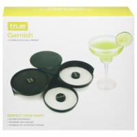 True Fabrications 3-Tiered Cocktail Rimmer - Black