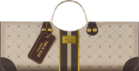 True Fabrications Purse Wine Bag - Mocha Perspective: Main