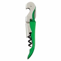 True Fabrication 2602 bulk Truetap Metallic Green Double - Hinged Corkscrew