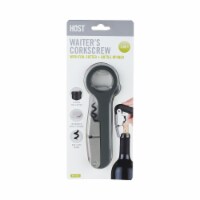Host Waiter's Corkscrew with Foil Cutter & Bottle Opener Perspective: Main