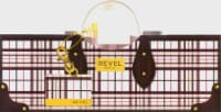 True Fabrications Revel Seattle Plaid Purse Wine Bag - Brown Perspective: Main