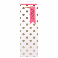 True Fabrications Gold Polka Dot Wine Bag Perspective: Main