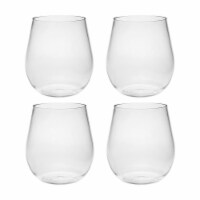LeadingWare TRS-0707 Unbreakable Tritan 18 oz DOF Tumbler - Stemless - Set of 4