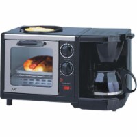Sunpentown BM-1107 3-in-1 Stainless Steel Breakfast Maker