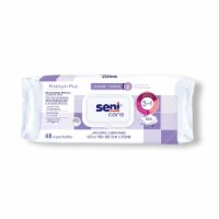 Seni Care Rinse-Free Personal Wipe 10 x 12 S-WP48-C11, 1 Pack 48 Wipes