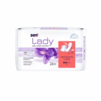 Seni Lady Moderate Female Incontinent Pad Long Length 11  L S-4P26-PS1, 26 Ct