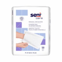 Seni Care Wash Glove or Washcloth 6 x 9 S-NG50-C41, 12 Pack 600 Wipes