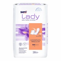 Seni Lady Moderate Female Incontinent Pad Regular Length 10 L S-3P28-PS1, 168 Ct