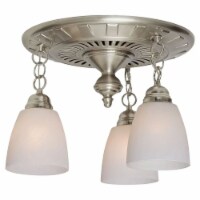 Hunter Home Comfort Bathroom Ventilation Exhaust Fan and Light Fixture, Nickel