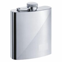 Visol VF1163 Duo Two-Tone Stainless Steel 8oz Hip Flask