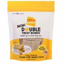 Ultra Chewy® Chicken Flavor Mini Double Treat Bones Perspective: Main