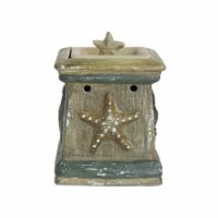 Scentsationals Home Decorative Scented By The Sea Full Size Ceramic Wax Warmer - Cream