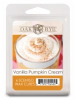 Oak & Rye™ Vanilla Pumpkin Cream Wax Cubes