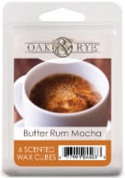 Oak & Rye Butter Rum Mocha Wax Cubes