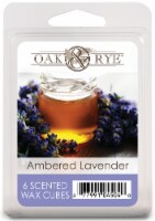 Oak & Rye Ambered Lavender Wax Cubes 6 Pack Perspective: Main